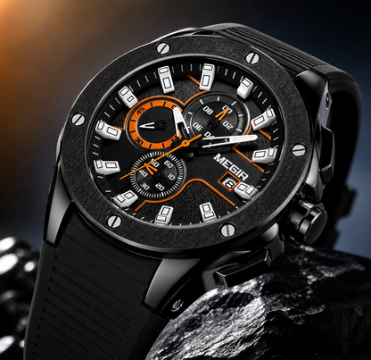 Bold Luxury Sport Watch – Big Dial, Strong Presence